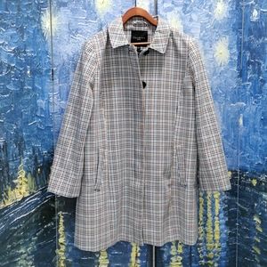 Talbots Plaid Mac Jacket 16P